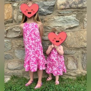 5T Cat and Jack Pink tie dye dress